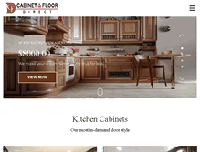Tablet Screenshot of cabinetfloor.com